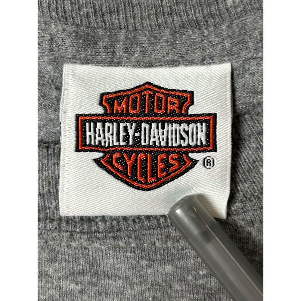 Harley-Davidson Screamin Eagle T-Shirt Gray XL RK Stratman Manassas VA Biker - Picture 3 of 13